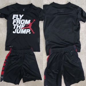 Size 4T Nike shorts and shirt outfit